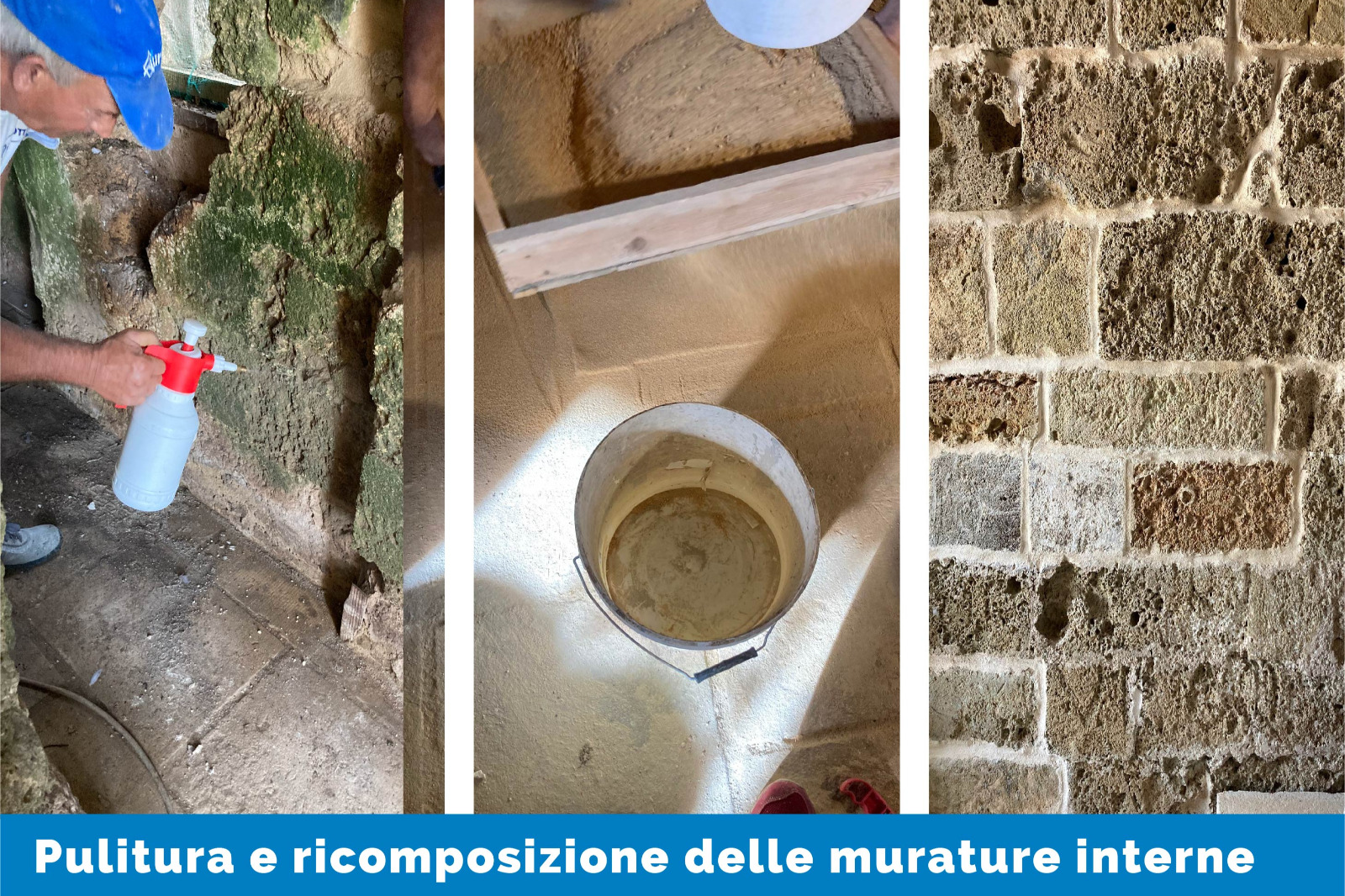 Interventi sulla muratura interna ed esterna